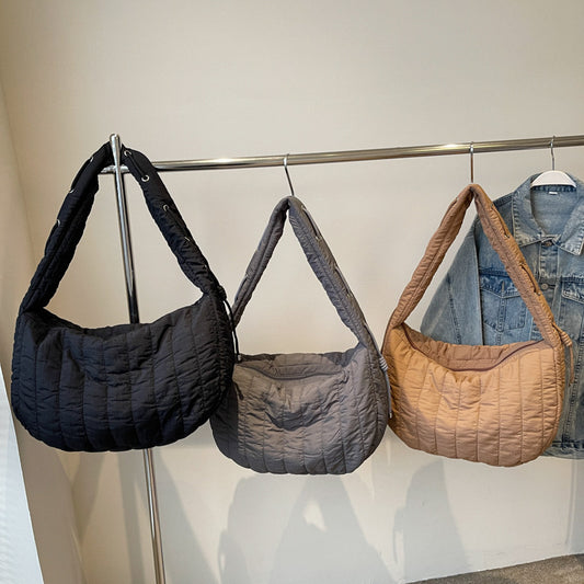 Korean Style Cloud Bubble Down Puff Crossbody Bags