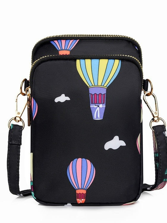 Women's Mobile Mini Canvas Trendy Vertical Zero Phone Bags