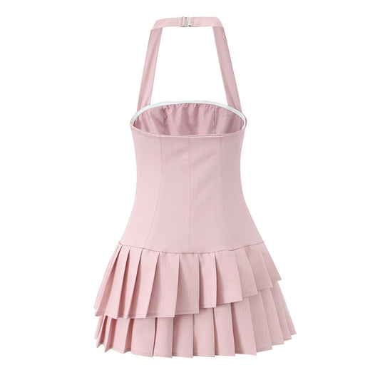 Women's Homemade Classic Fashion Western Style Halter Dresses