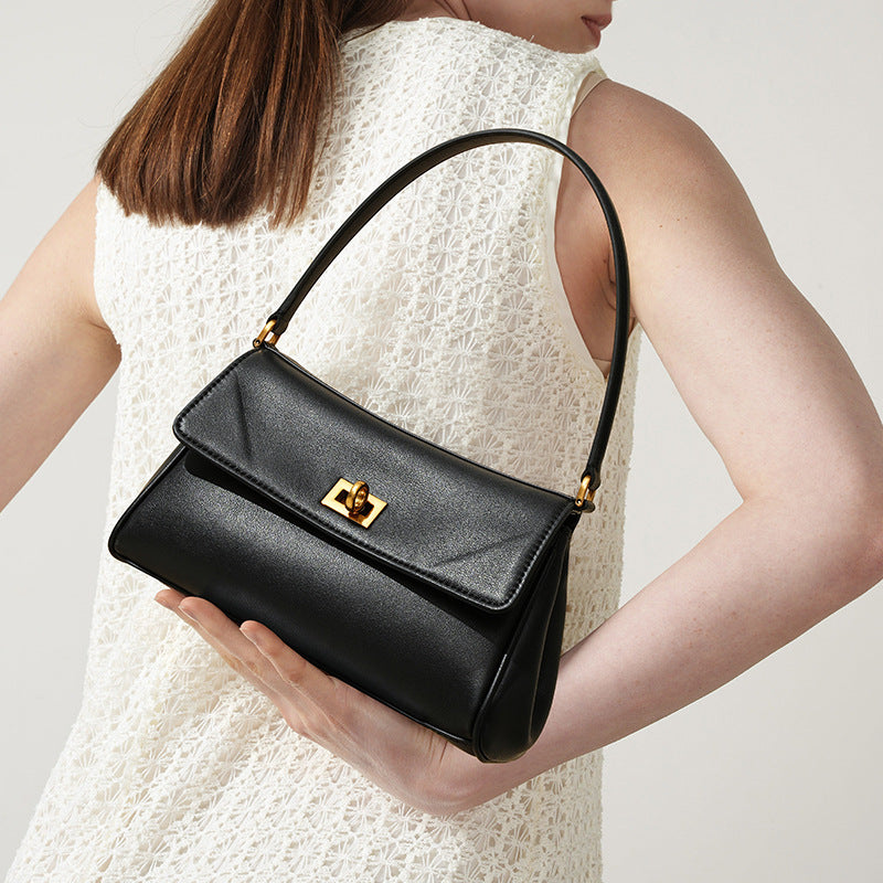 Women's High-grade Design Sense Niche Cowhide Handbags