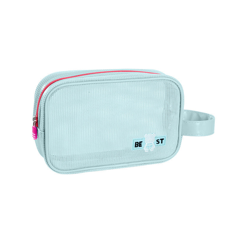 Holiday Grid Portable Toiletry Beach Storage Large Cosmetic Bags