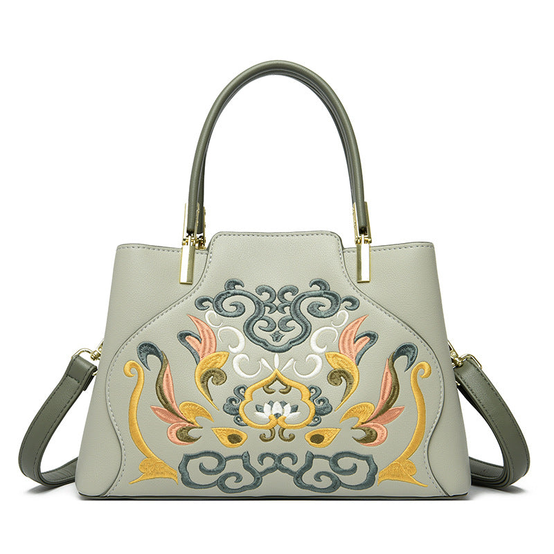 Embroidery Festive Red Bridal High Sense Handbags