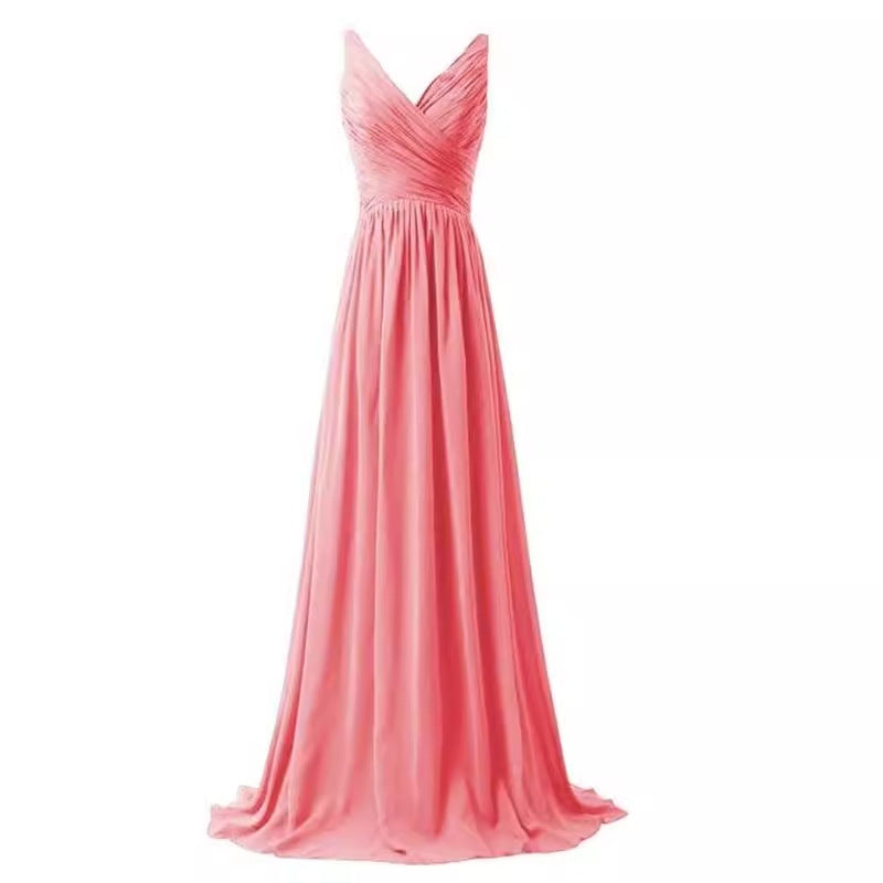 Backless Pleated Dress Long Lace Up Wedding Dresses