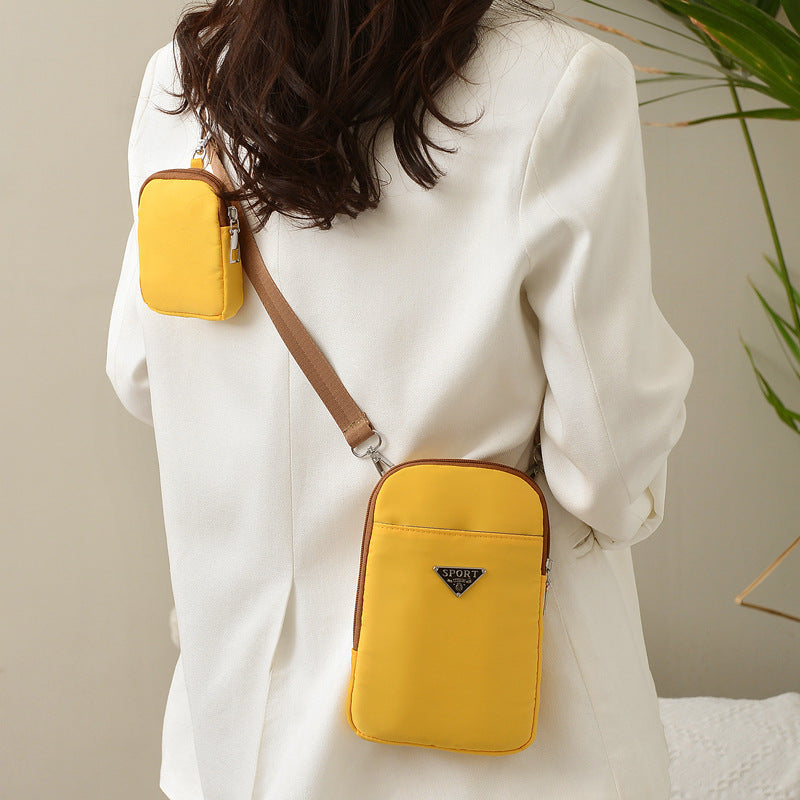 Glamorous Trendy Mobile Nylon Fashion Mini Phone Bags