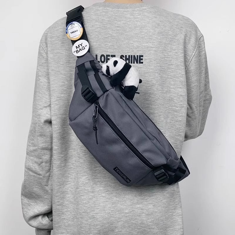 Male Female Trendy Sporty Simplicity Fashion Men's Waist Packs