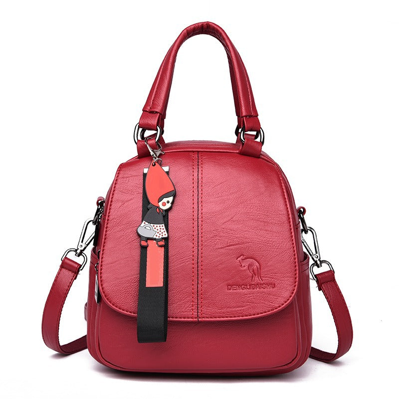 Women's Classic Fashionable Soft Leather Textured Crossbody Bags