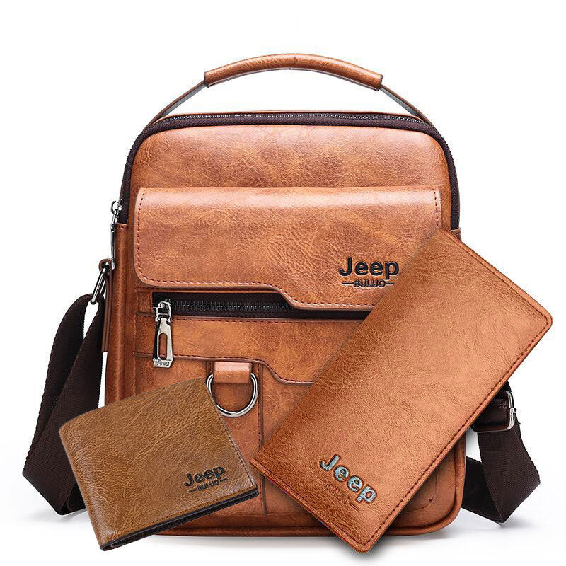 Men's Stylish Large Capacity Back Vertical Men's Shoulder Bags