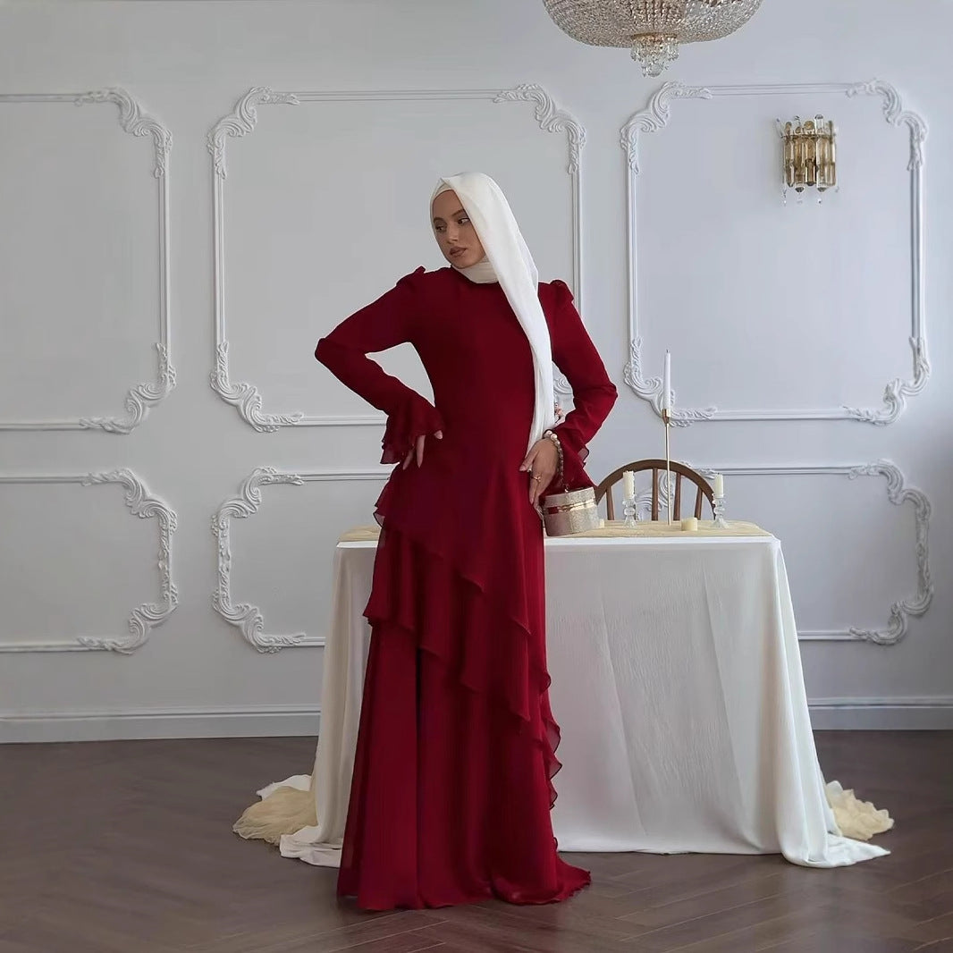 Spring Design Sense Fashion Long Sleeve Dresses