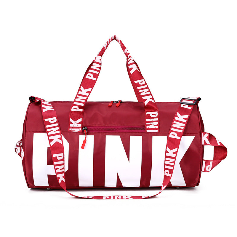 Pink Dry Wet Separation Portable Storage Travel Bags