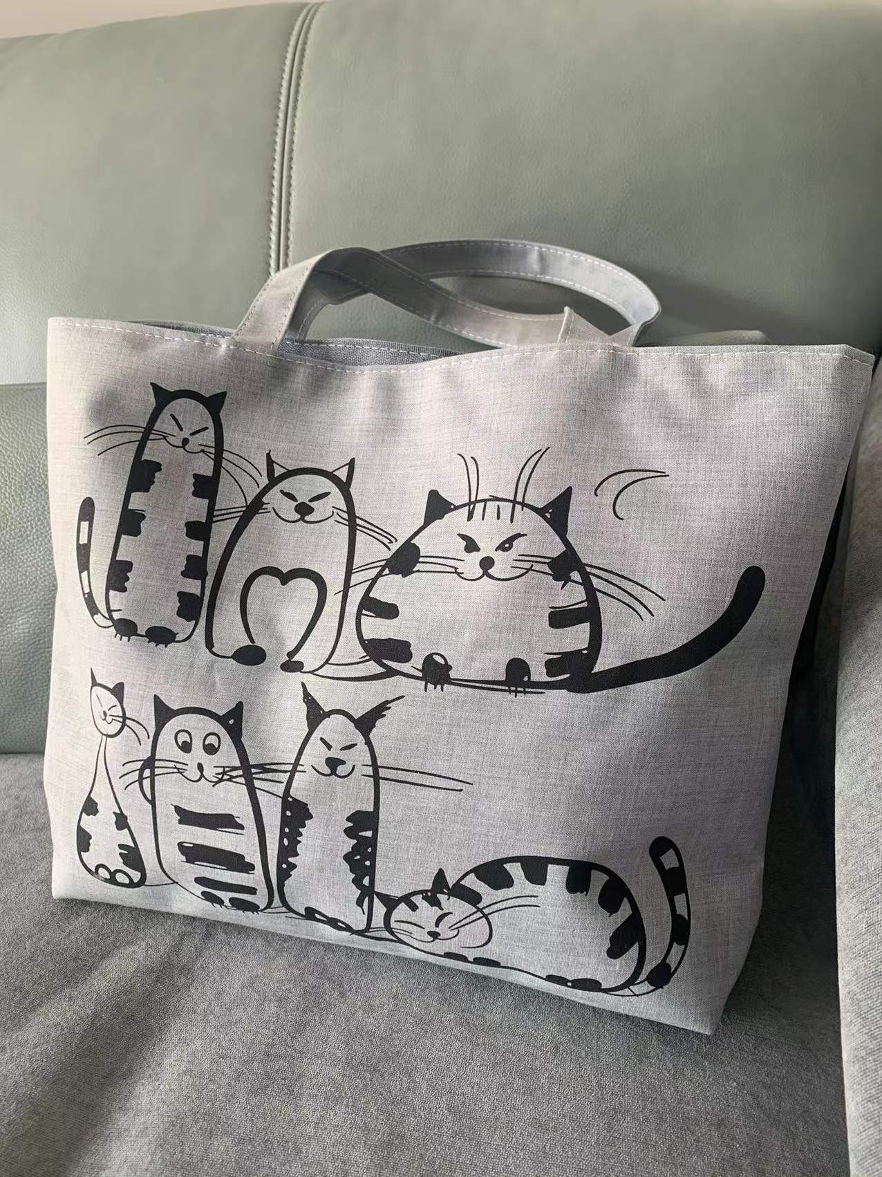 Women's Shopping Artistic Canvas Korean Style Fashion Shoulder Bags