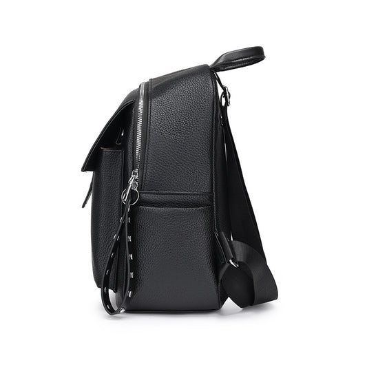 Women's Retro Large Capacity Simple High Sense Backpacks