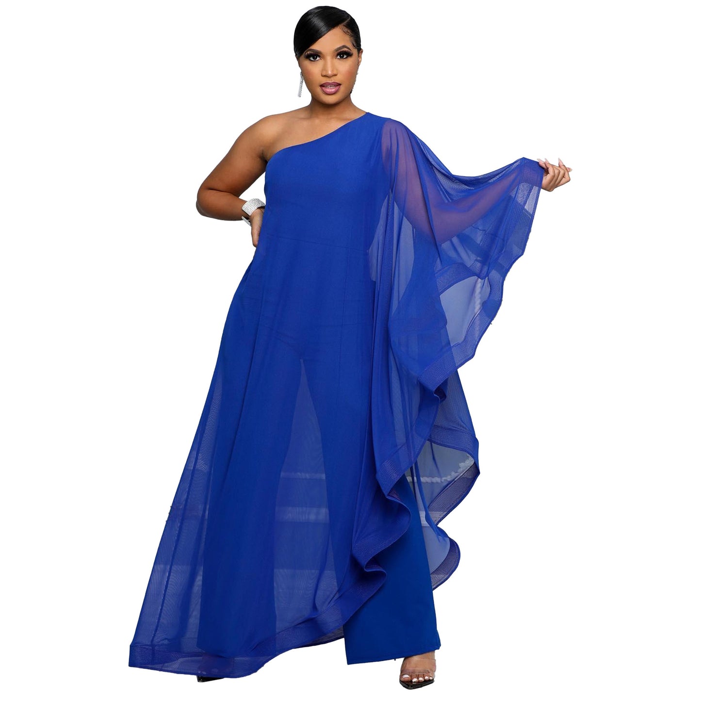 Classy Comfortable Sexy Sleeveless Stitching Stretch Suits