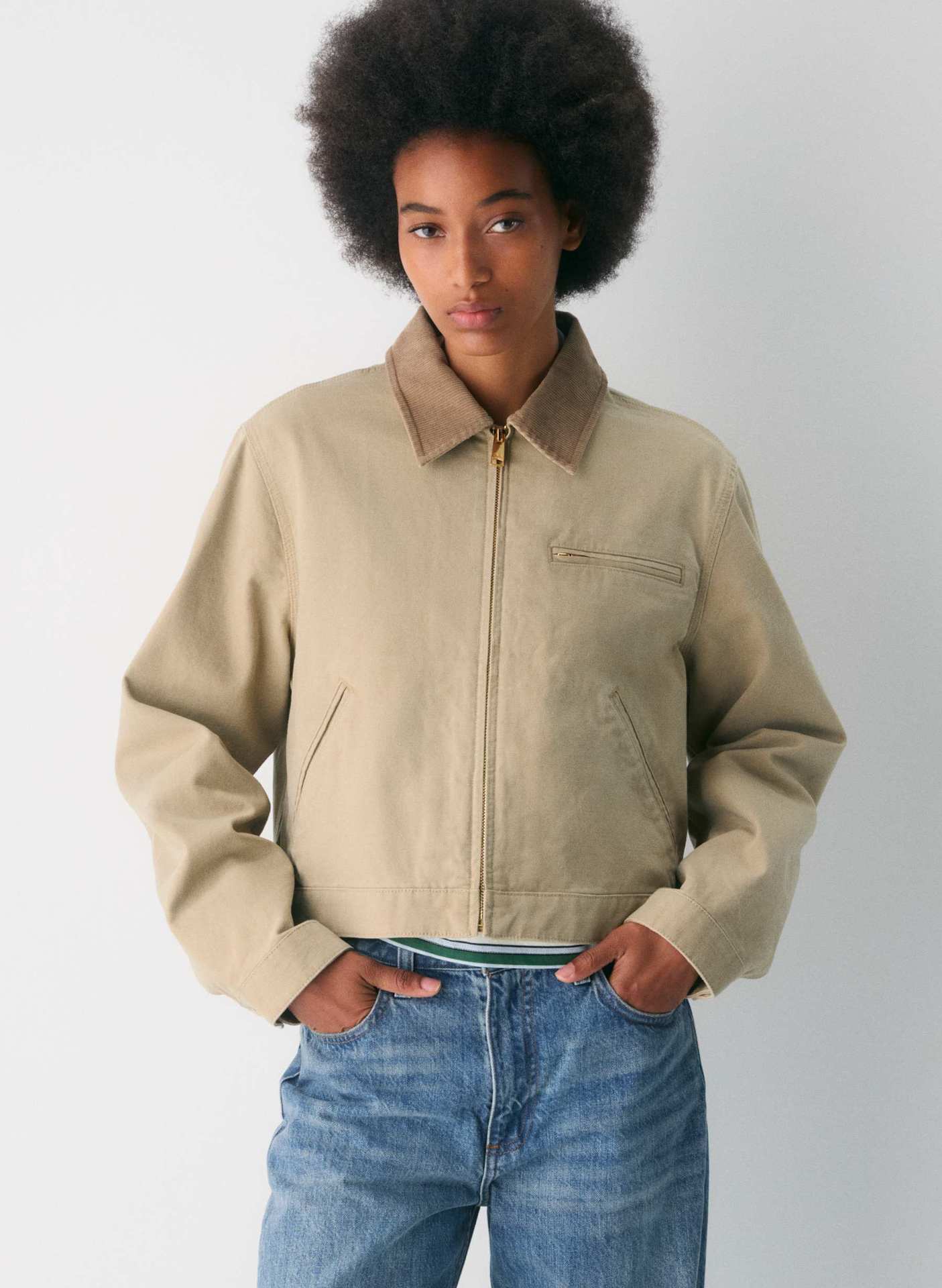 Women's Attractive American Vintage Overalls Simple Coats