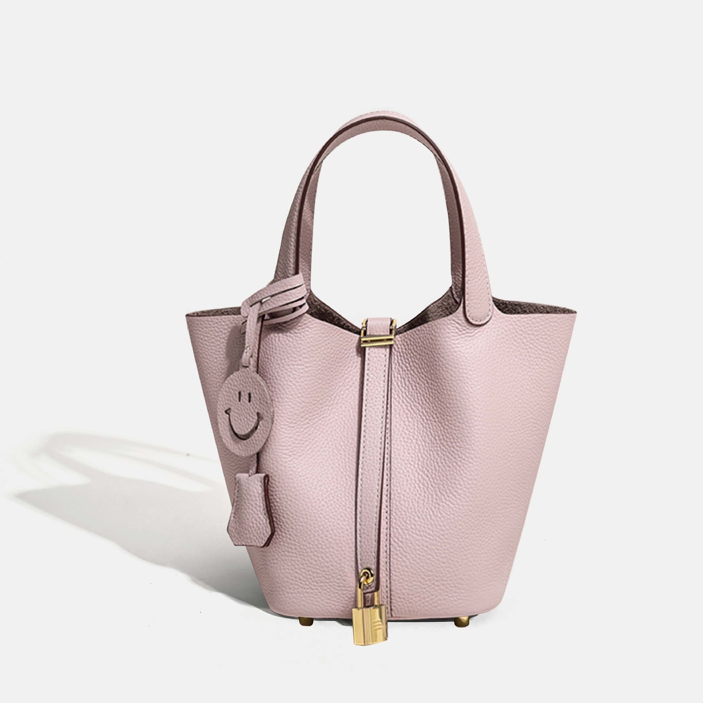 Women's First Layer Cowhide Vegetable Basket Handbags