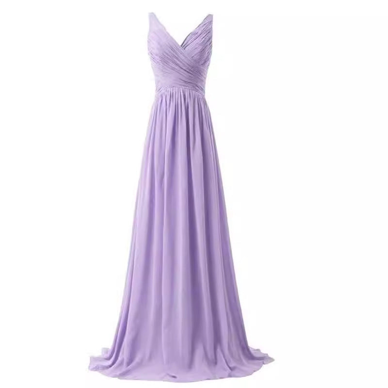 Backless Pleated Dress Long Lace Up Wedding Dresses