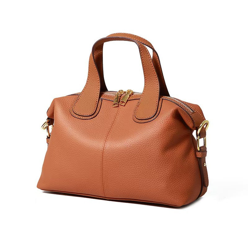 Women's Cowhide Leather High Sense Large Crossbody Bags