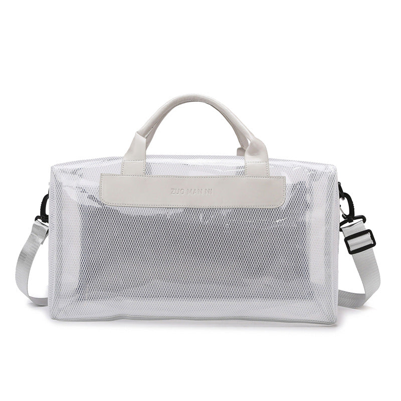 Large Capacity Jelly Transparent Short Distance Travel Bags
