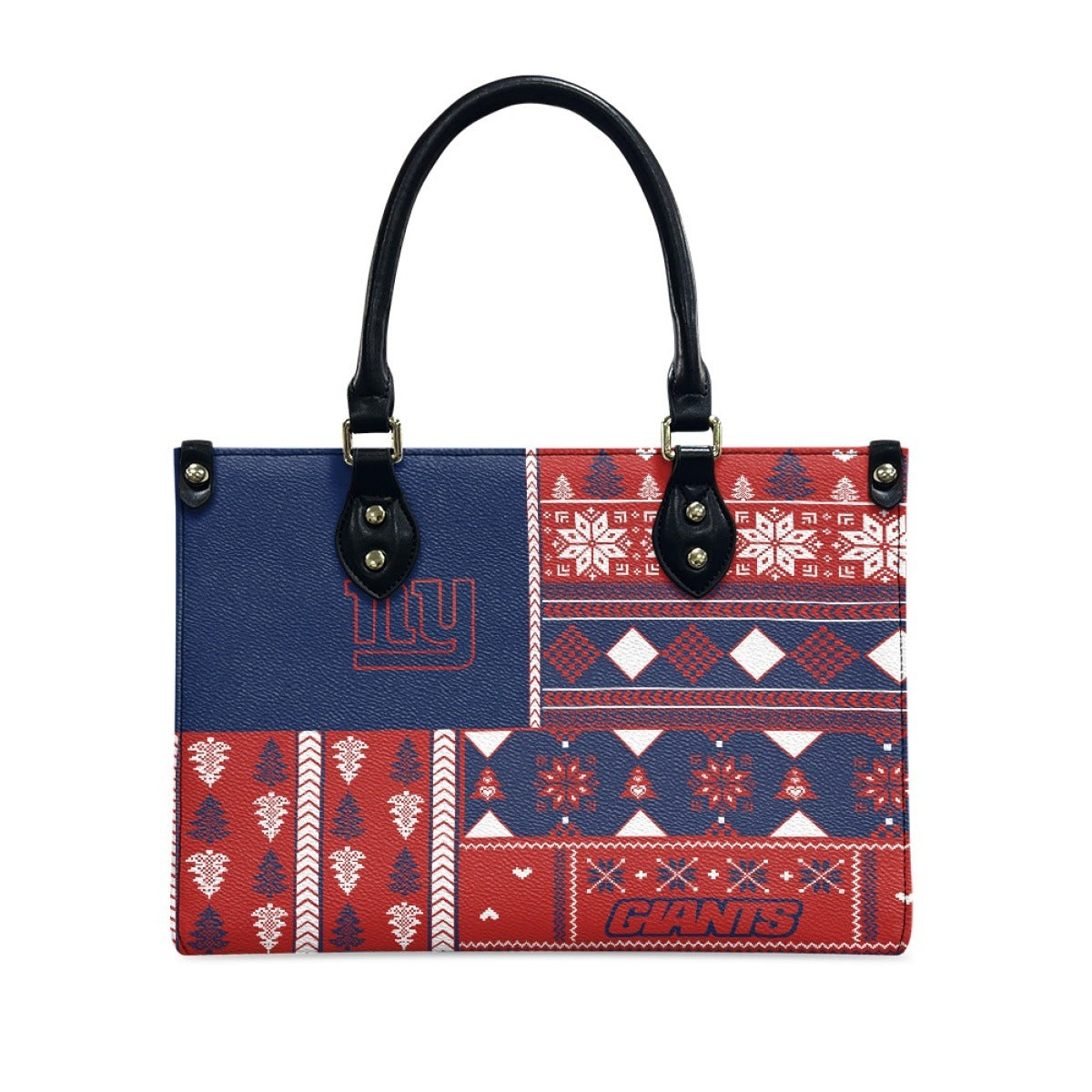 Women's San Francisco People Christmas Pattern Element Handbags