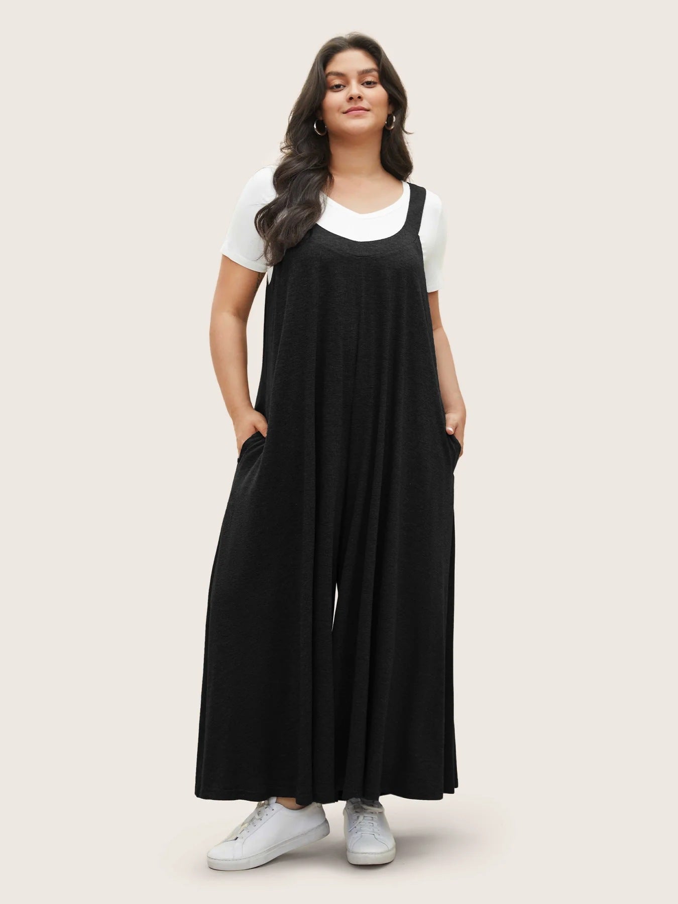 Attractive Popular Women's Loose Casual Culottes Jumpsuits