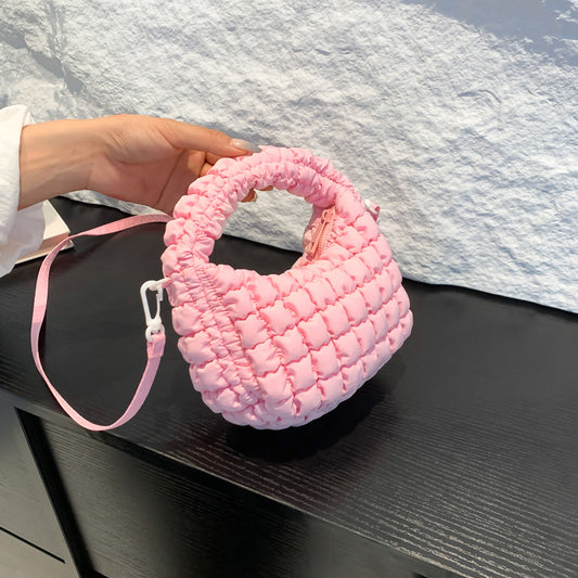 Women's Cloud Pleated Dumpling Niche Down Clothes Crossbody Bags