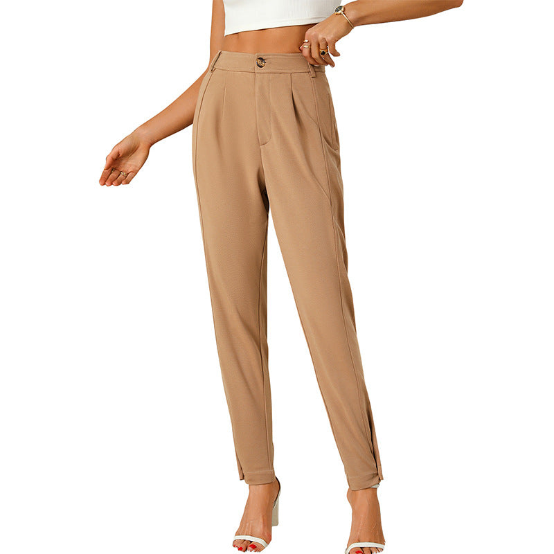 Women's Loose Work Business Formal Wear Elegant Pants