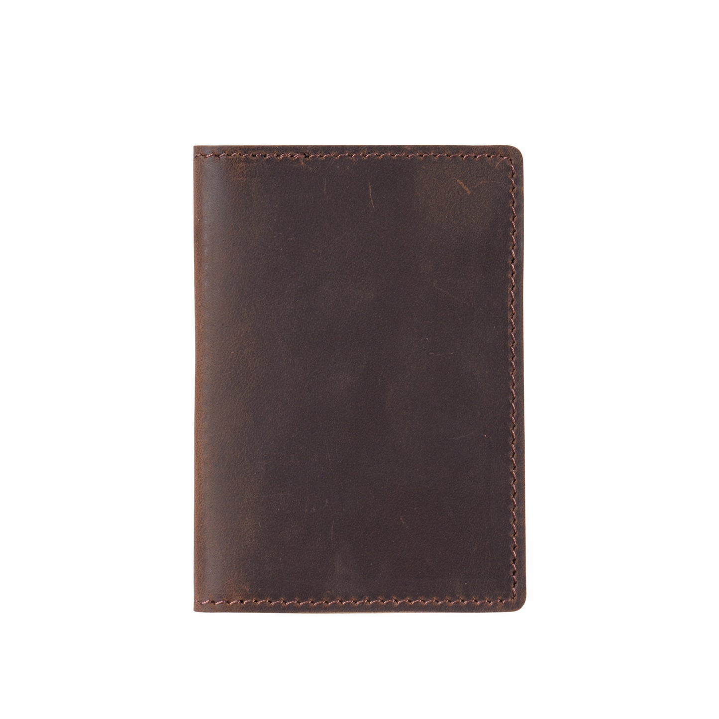 Genuine Leather Cowhide Simple Bank Storage Card Holder