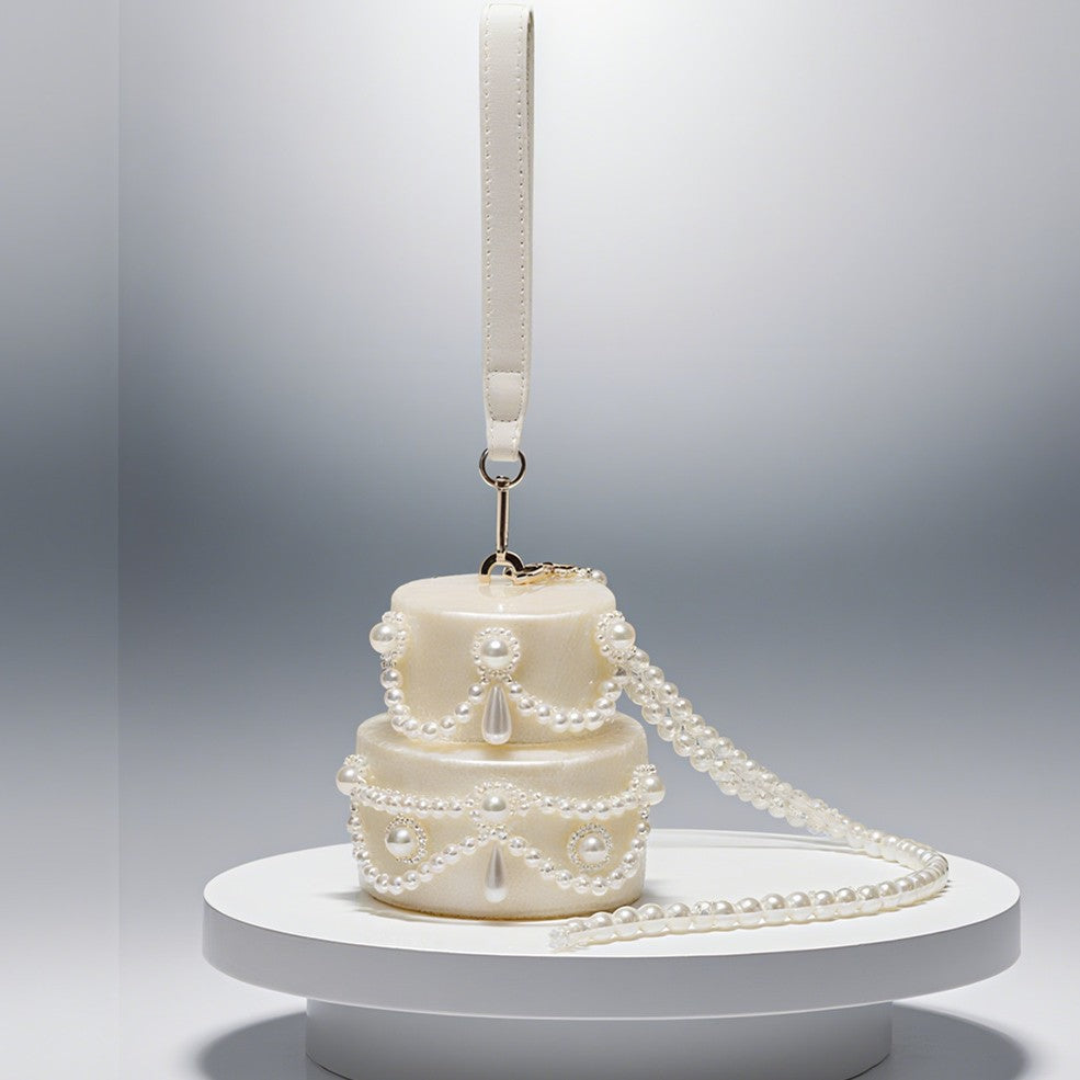 Women's In Shape Of Cake Cute Clutch Purses