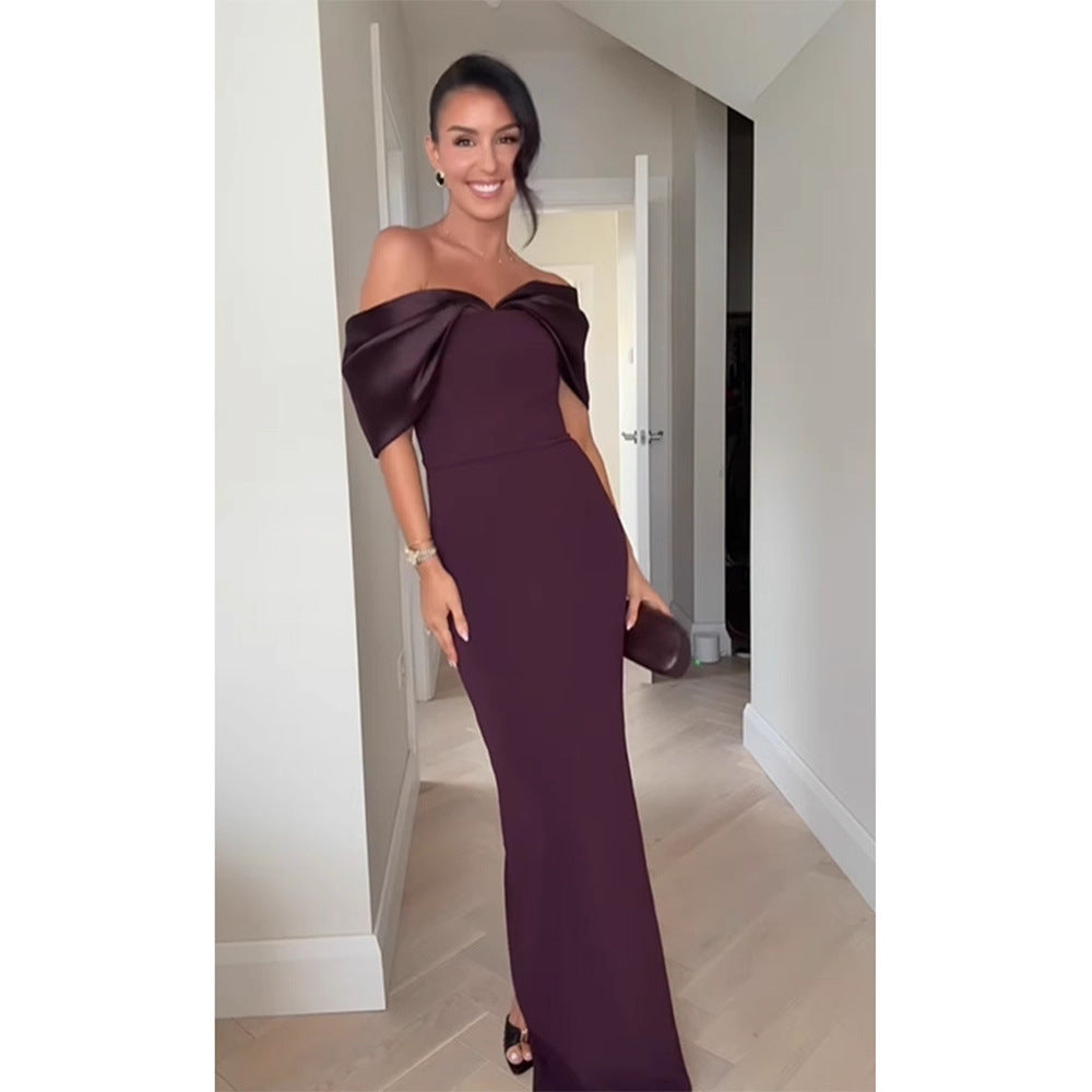 Women's Elegant Graceful Long Dress Fashion Banquet Dresses