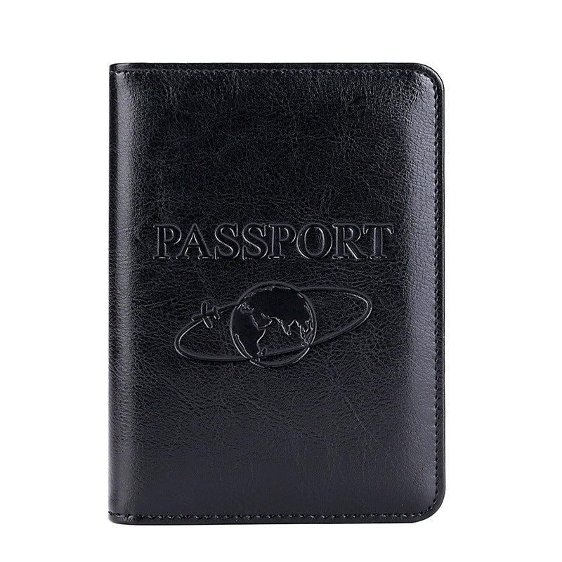 Passport First Layer Leather Large Capacity Id Package