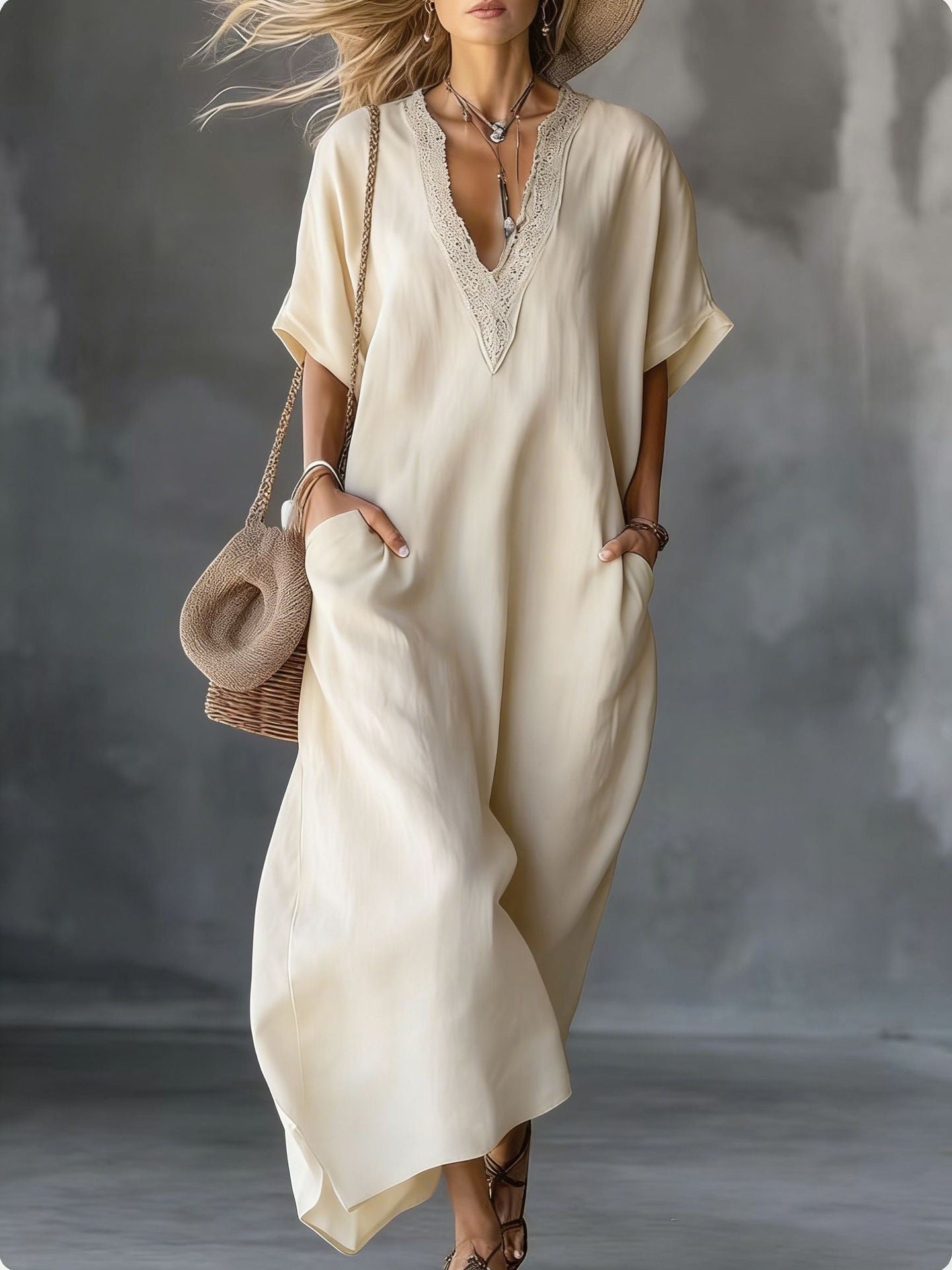 Summer Retro Long Casual Holiday Bohemian Dress