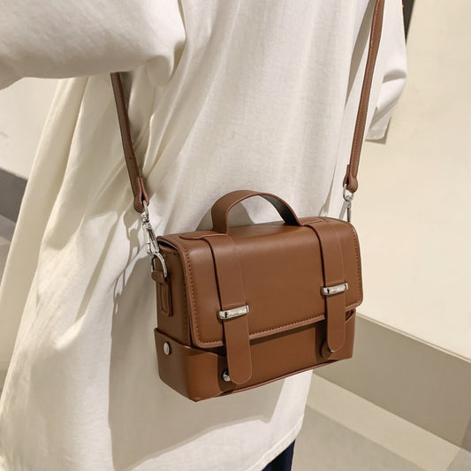 Men's High-grade Mobile Trendy Mini Box Design Men's Shoulder Bags