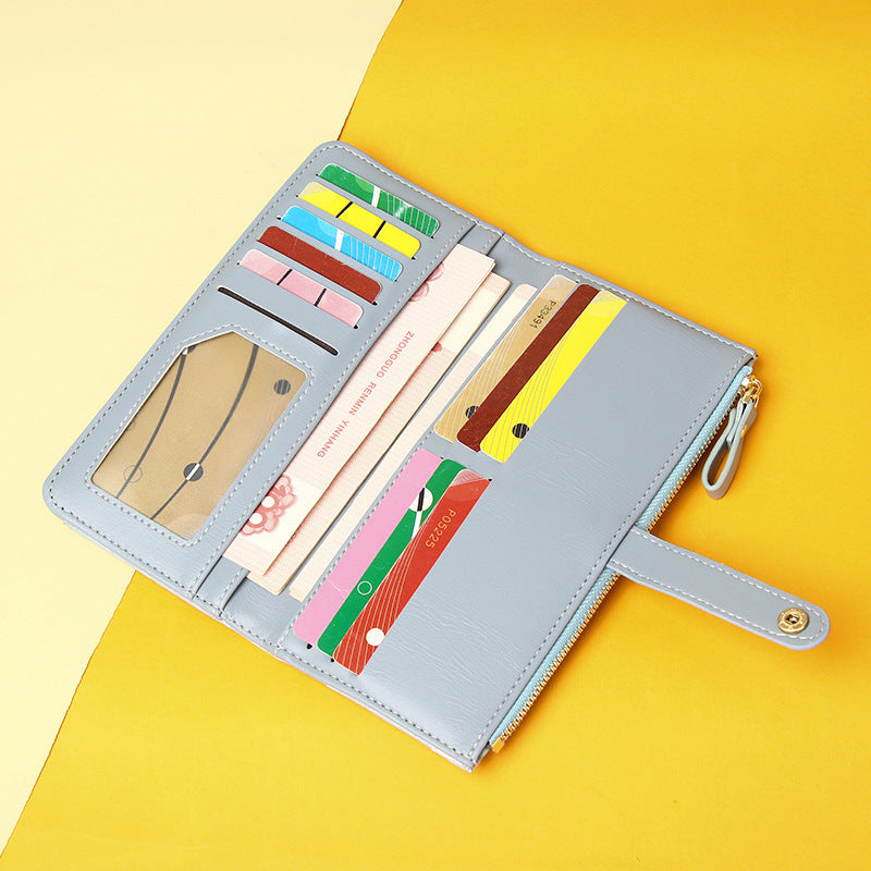 Women's Fashion Long Multiple Slots Large Capacity Ladies Wallets