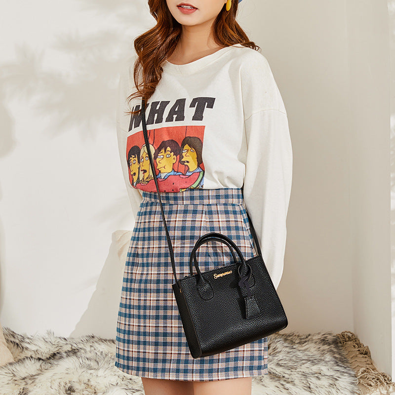 Durable Women's Innovative Graceful Lychee Pattern Handbags