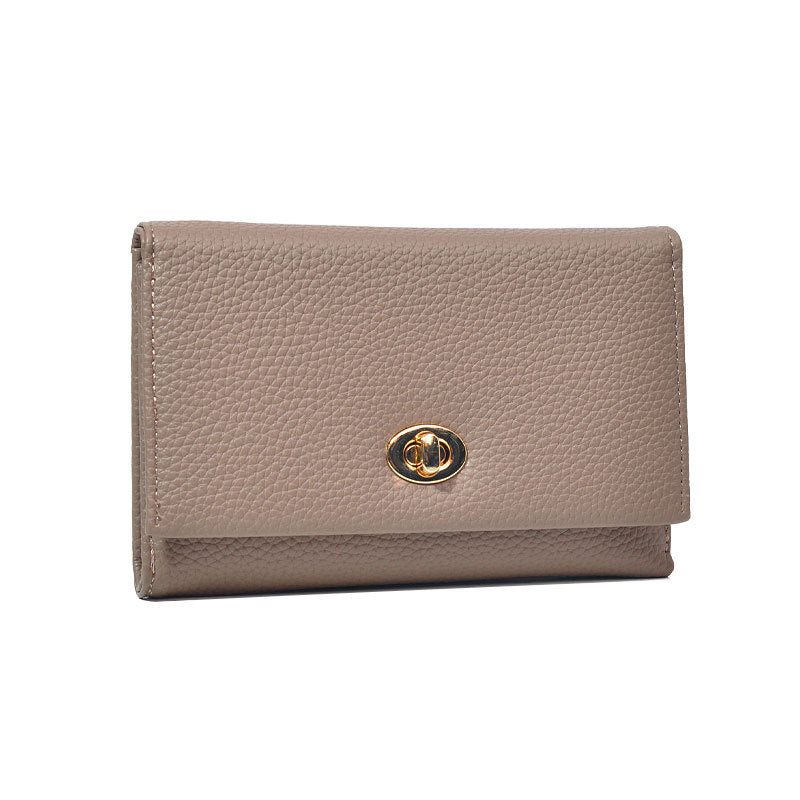 Women's Authentic Leather Tactile Feel Short Premium Ladies Wallets