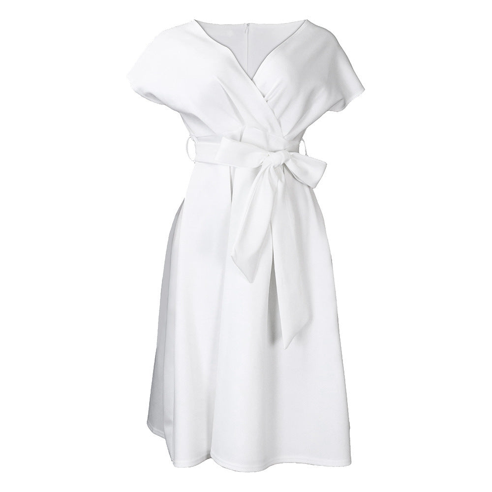 Women's African Clothes Sleeve Large Swing Dress Dresses