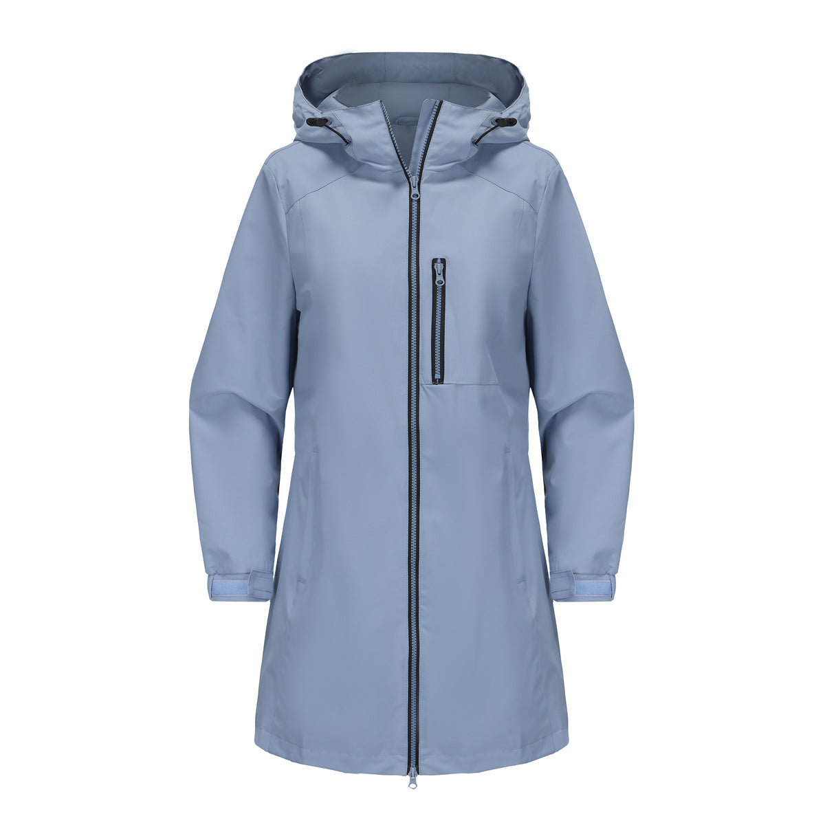 Women's Windbreaker Hooded Long Sleeve Loose Leisure Coats