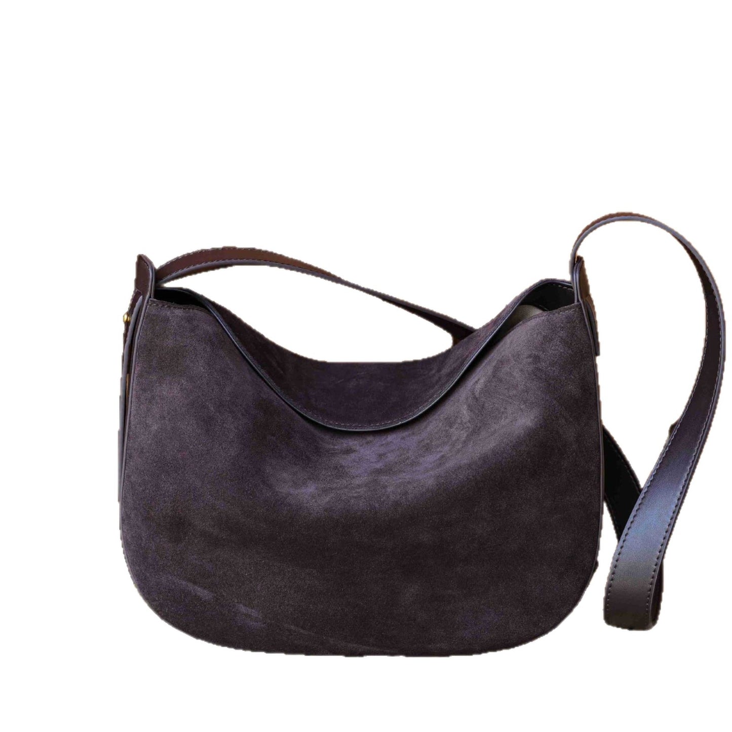 Women's Leather Fashion Retro First Layer Frosted Underarm Crossbody Bags