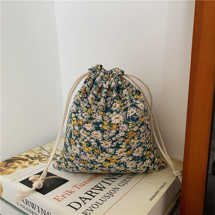 Retro Style Floral Buggy Candy Portable Handbags