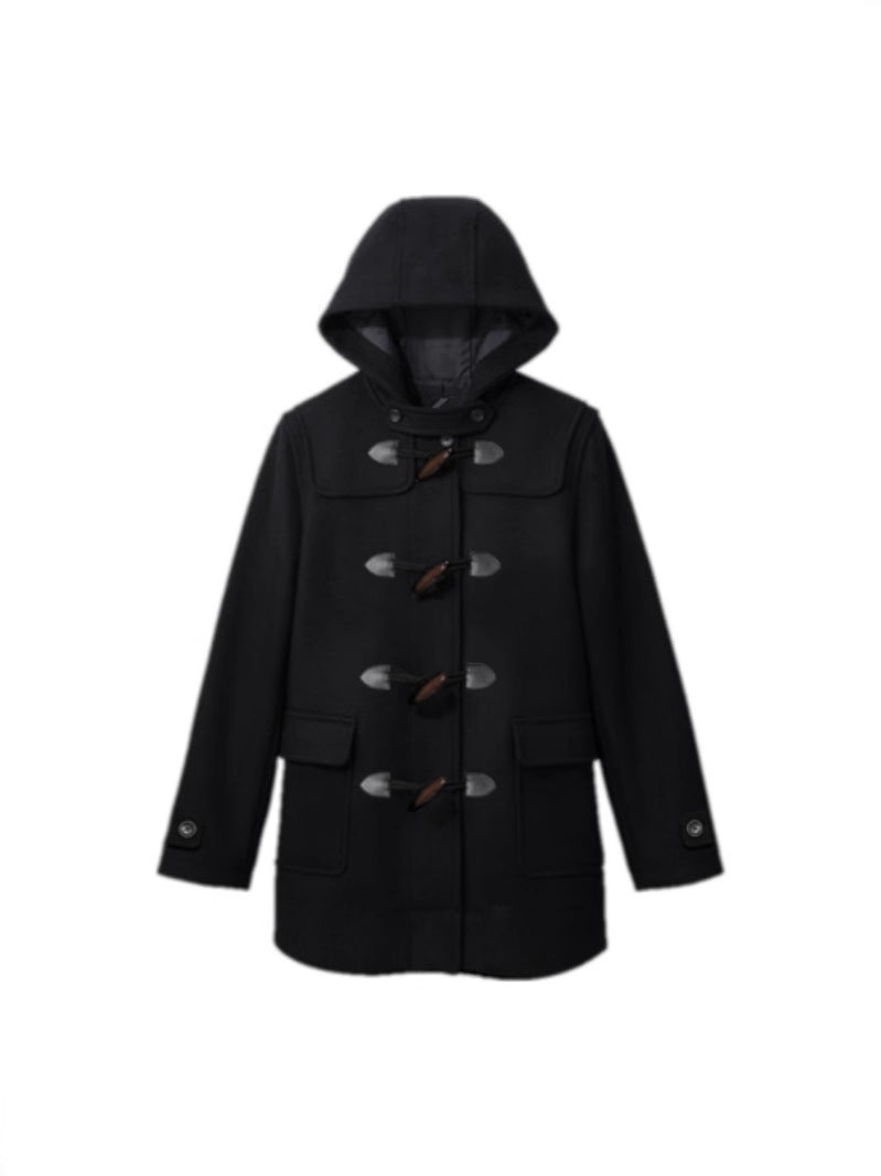 Woolen For Schools Horn Button Wool Coats