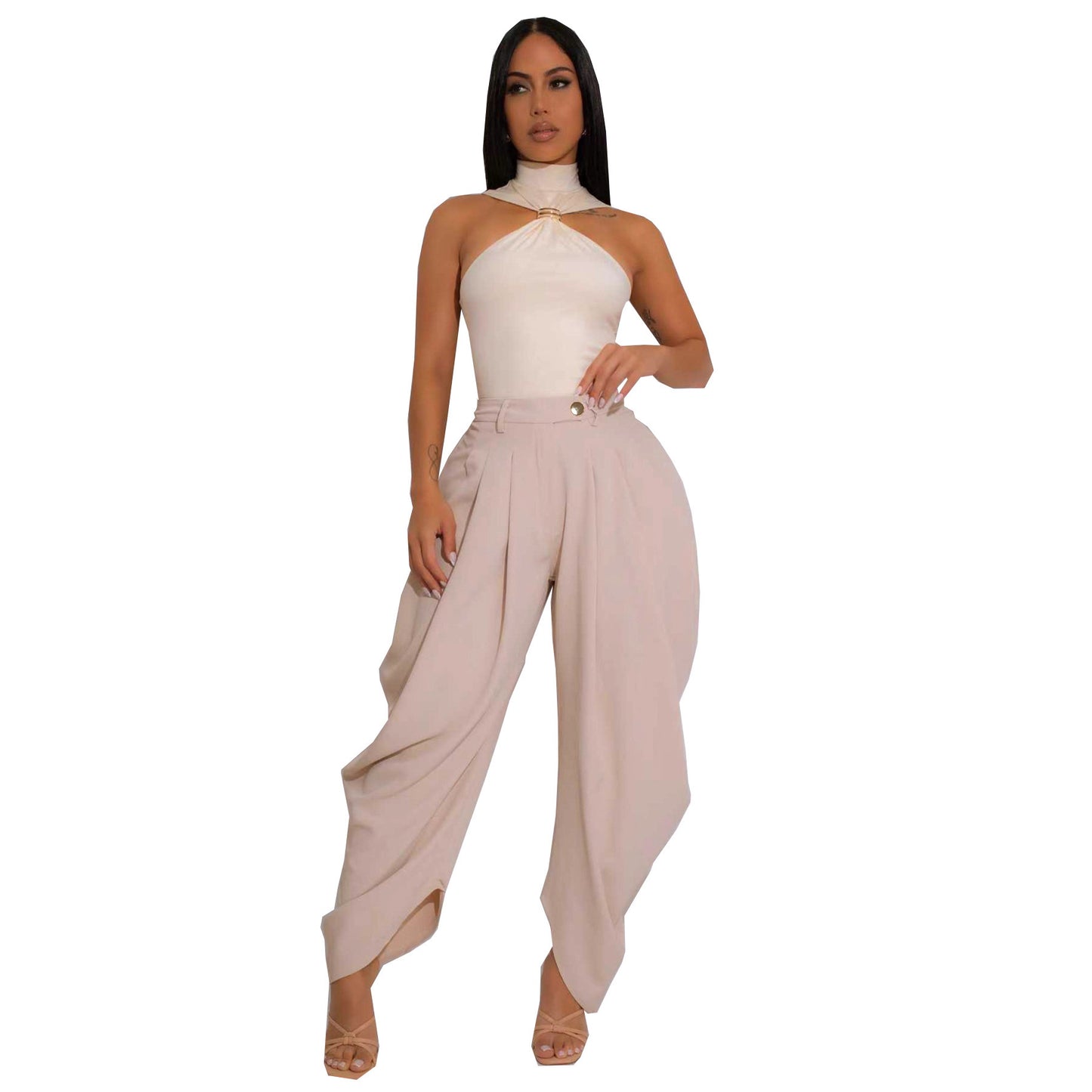 Women's Pure Color Sexy City Discount Personalized Pants