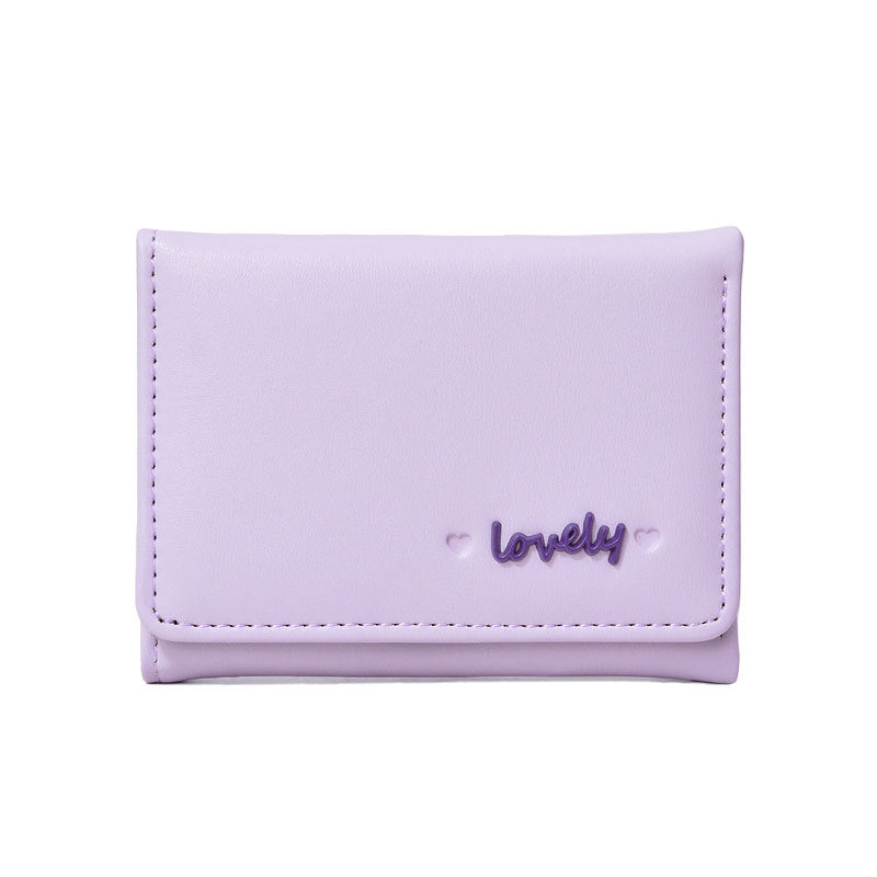 Women's Simple Retro Short Exquisite Cute Ladies Wallets