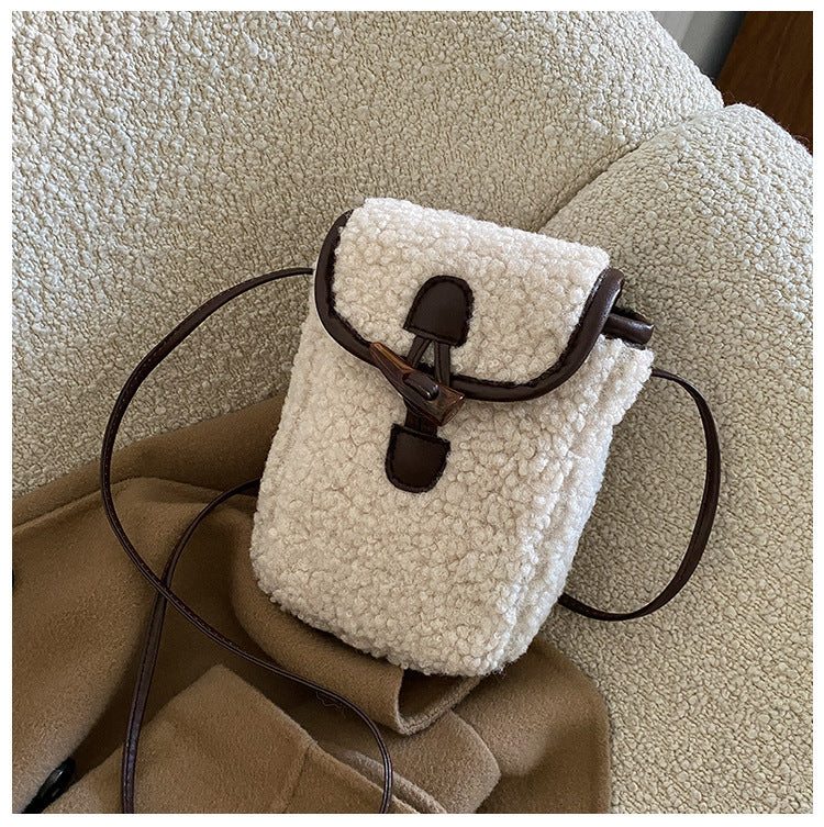 Women's Western Style Plush Pouches Fashion Furry Shoulder Bags
