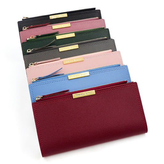 Women's Korean Long Multiple Slots Zipper Female Ladies Wallets