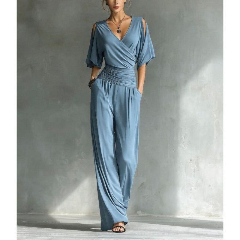 Women's Summer Fashion Elegant Slim Fit Bodysuit Women's Jumpsuit/clothing