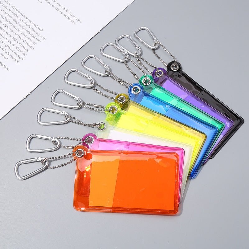 Women's Fluorescent Niche Thin Meal Certificate Work Card Holder