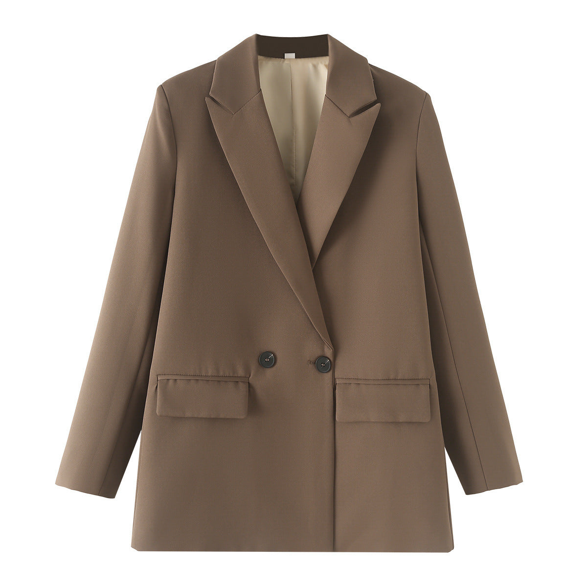 Women's Elegant Color Fashion Light Gray Blazers