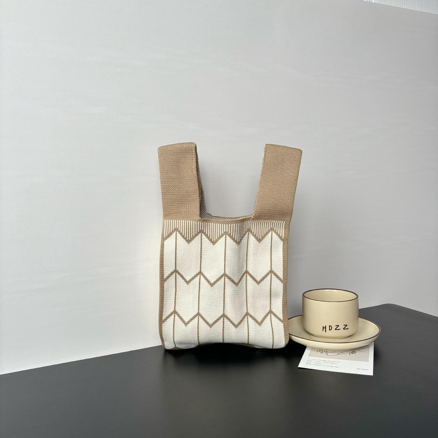 Cartoon Wrist Large Capacity Minority Hand Handbags