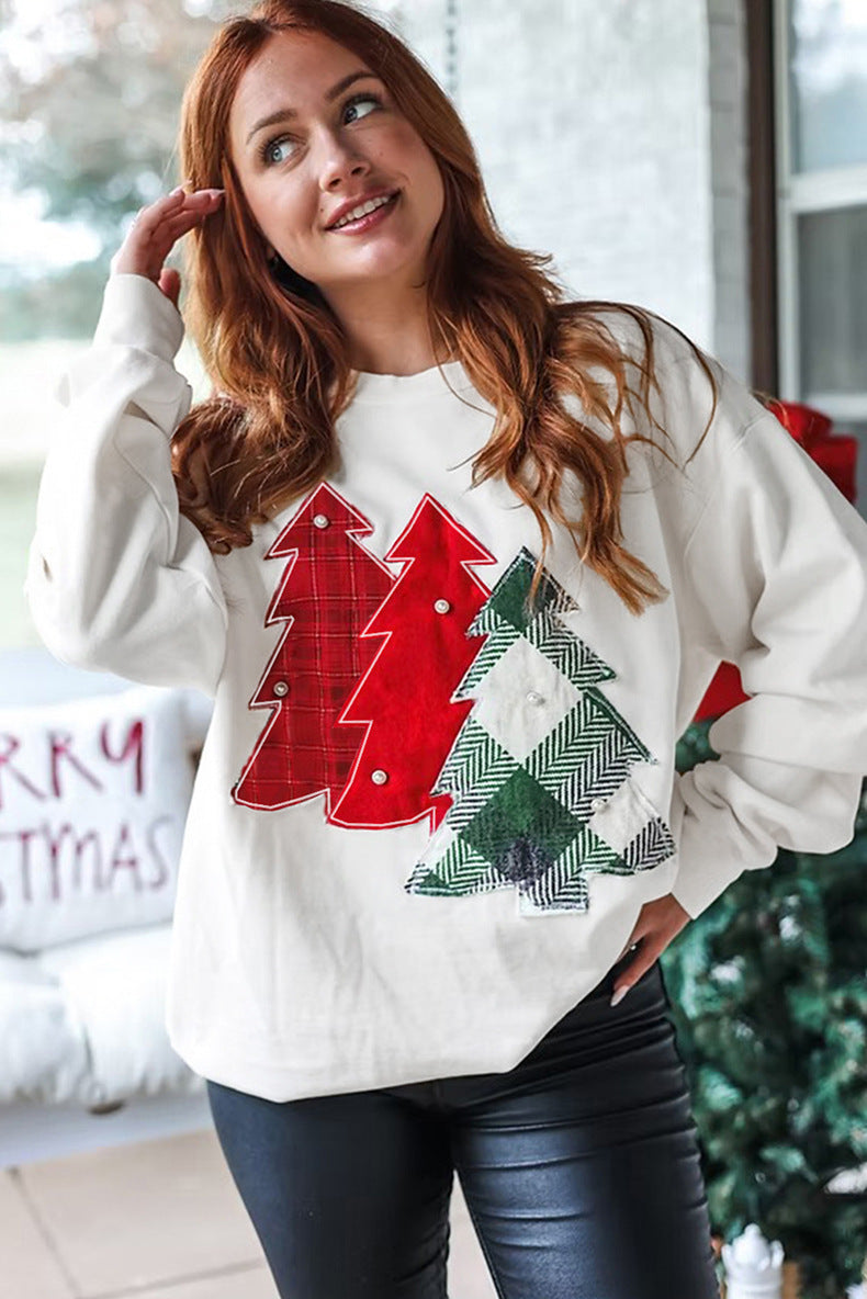 Women's Xi Loose Long Sleeve Fashion Christmas Sweaters
