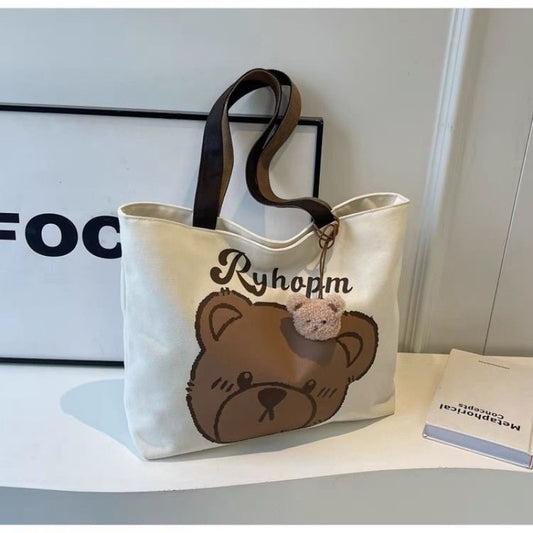 Commuting Cartoon Single Large Capacity Cloth Bags