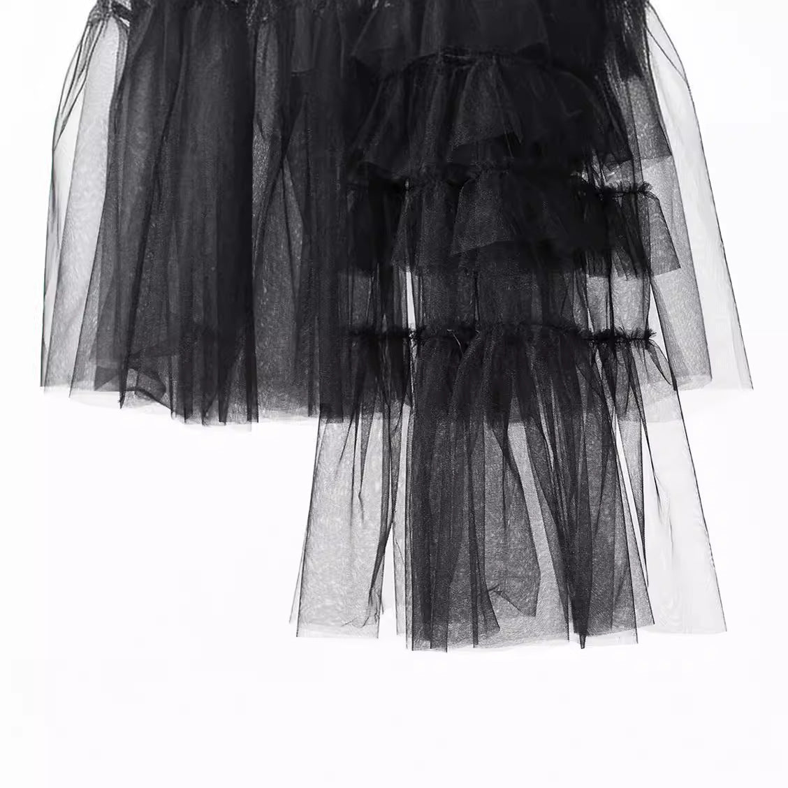European Goods Design Tulle Summer Collar Dresses